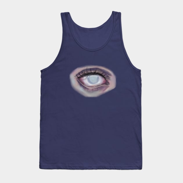 Zombie Eye Strange Unique Gift Grunge Alt Clothing Mall Goth Tank Top by ISFdraw